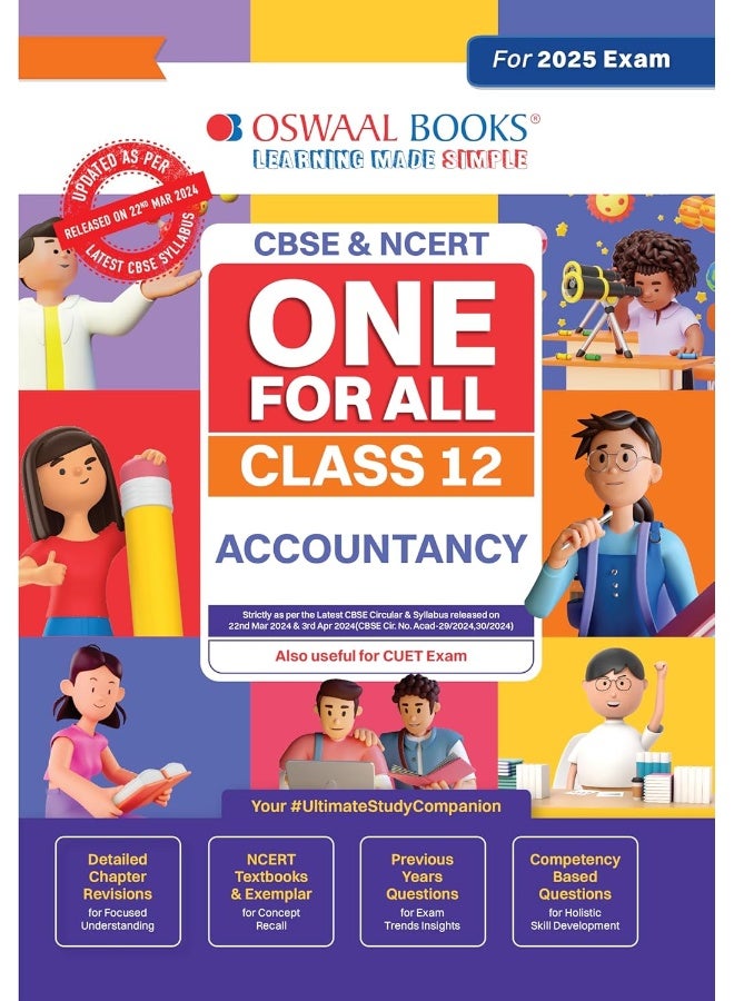Oswaal CBSE & NCERT One for All | Class 12 Accountancy For 2025 Board Exam  - Image 1
