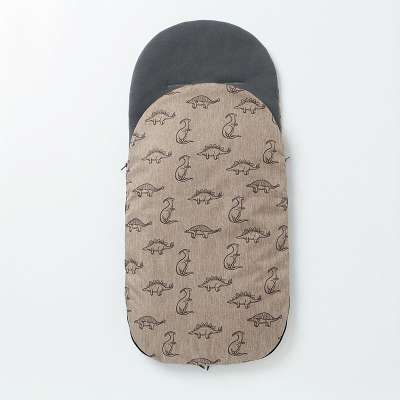 Thickened Warm Foot Muffs For Strollers Windproof Cold Resistant Winter Dinosaur - Image 3