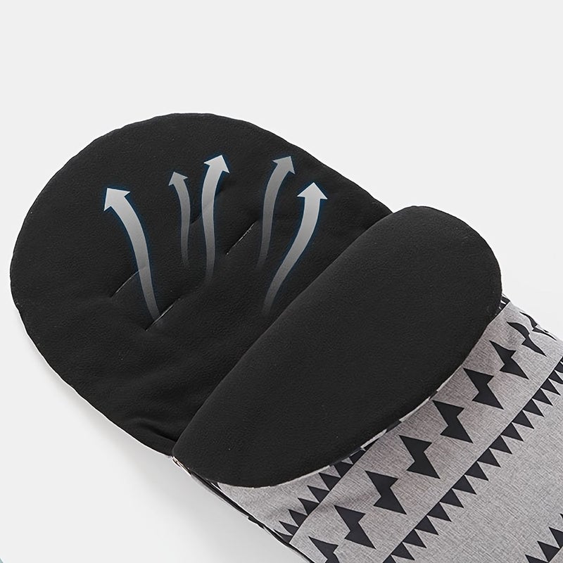 Thickened Warm Foot Muffs For Strollers Windproof Cold Resistant Winter Dinosaur - Image 5