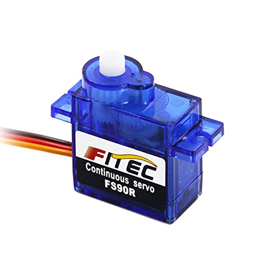 Wishiot Feetech FS90R Micro Servo 360 Degree Continuous Rotation RC Servo Motor 9g for Arduino Microbit Robotic Helicopter Airplane Boat - Image 1
