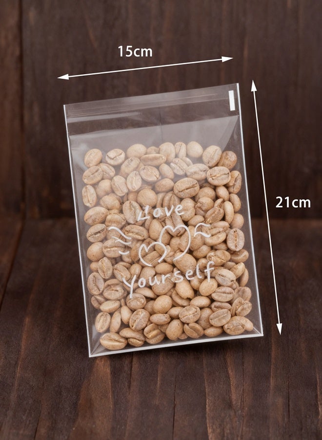 HOOPZOZA 100 PCS Clear Bread Plastic Bags Baking Packaging Cookie Bags for Homemade Bread with Self-Sealing Strip - Image 5