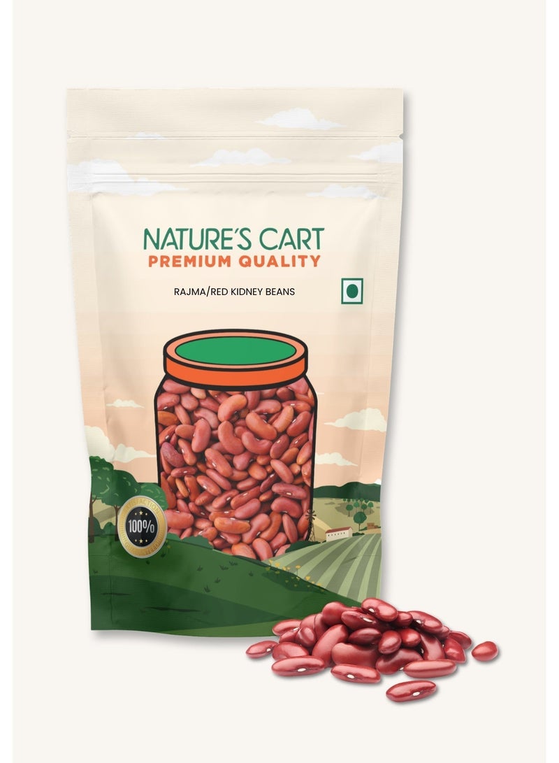 Nature's Cart Premium Quality Red Kidney Beans (Rajma), 1kg - Image 1