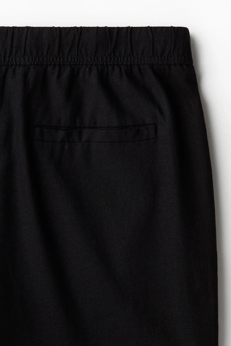 H&M  Relaxed Fit Linen-blend trousers for Men | Best Price UAE