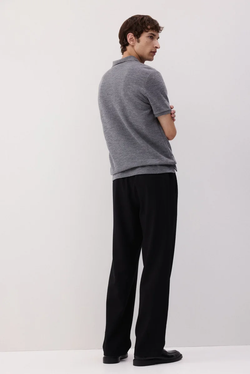 H&M  Relaxed Fit Linen-blend trousers for Men | Best Price UAE
