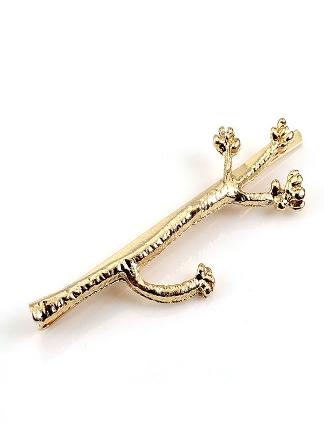 Fodattm Set of 3 Vintage Tree Branch Hair Clip Barrette Women Lady Hair Pin Head Dress DIY Hair Accessories (Gold) - Image 5