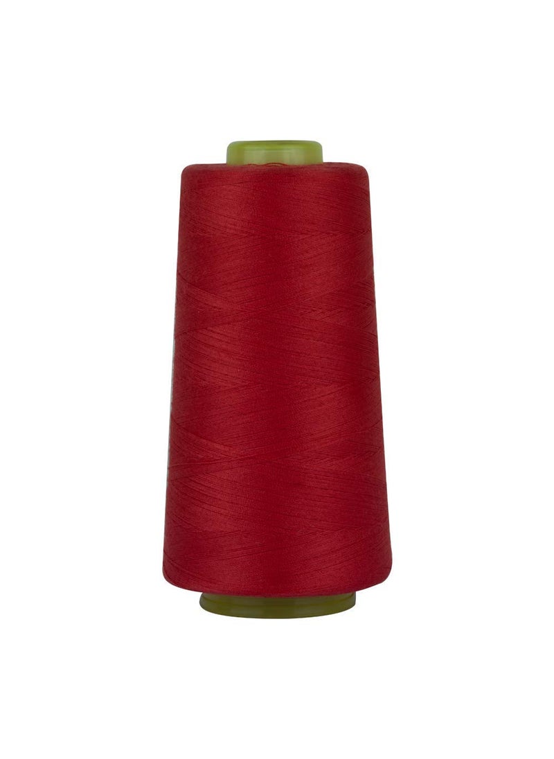 DIY Crafts Diy Crafts India 999 Polyester Sewing Thread Spools Yarn, 40/2 Connecting Threads for Sewing Machine & Hand Works, 3000 Yards, Red  - Image 1
