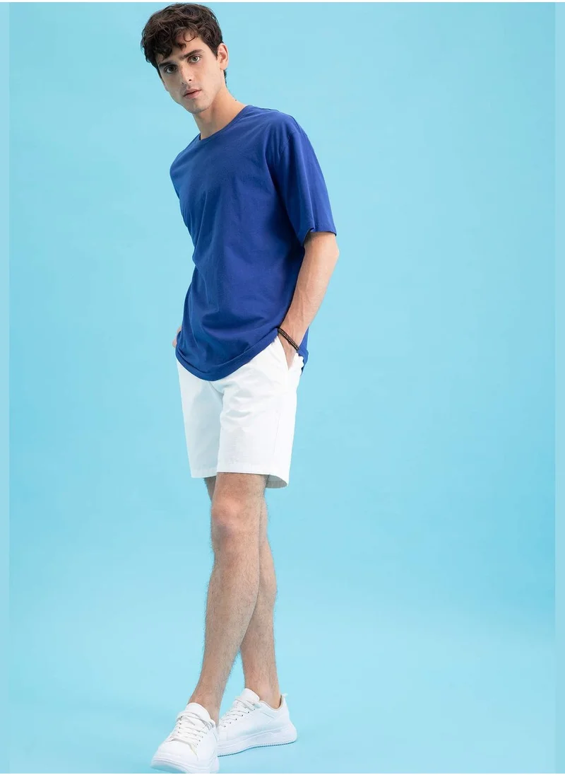 ديفاكتو Man Regular Fit Woven Bottom Woven Short