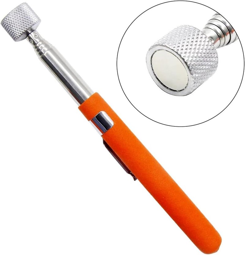 Magnetic Pick up Tool Extendable Magnet Stick 10 LB Telescoping Magnet Stick Tool for Screws Nuts Pins - Image 4