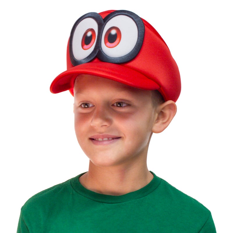 Bioworld Super Mario Odyssey Cappy Hat Kids Cosplay Accessory Red - Image 1