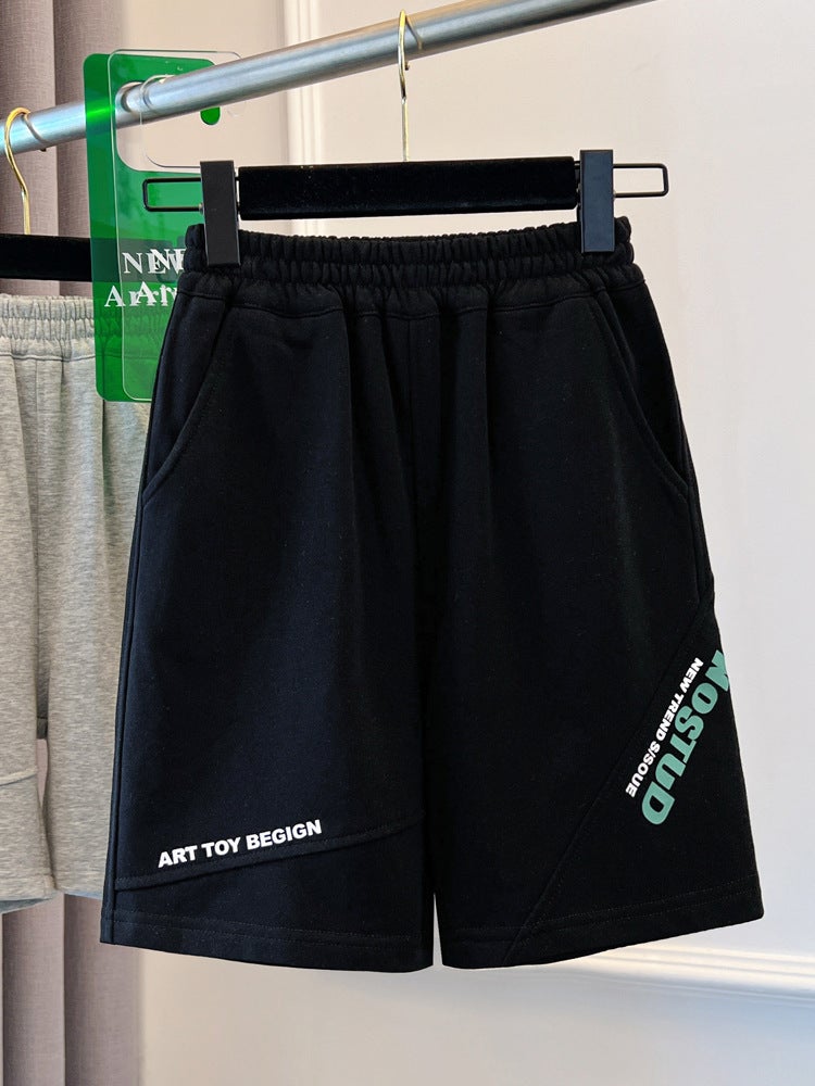 Big Boys Summer Shorts Thin Style Mid-Length Pants Summer Boys Pants Children'S Sports Pants Handsome Trendy - Image 3