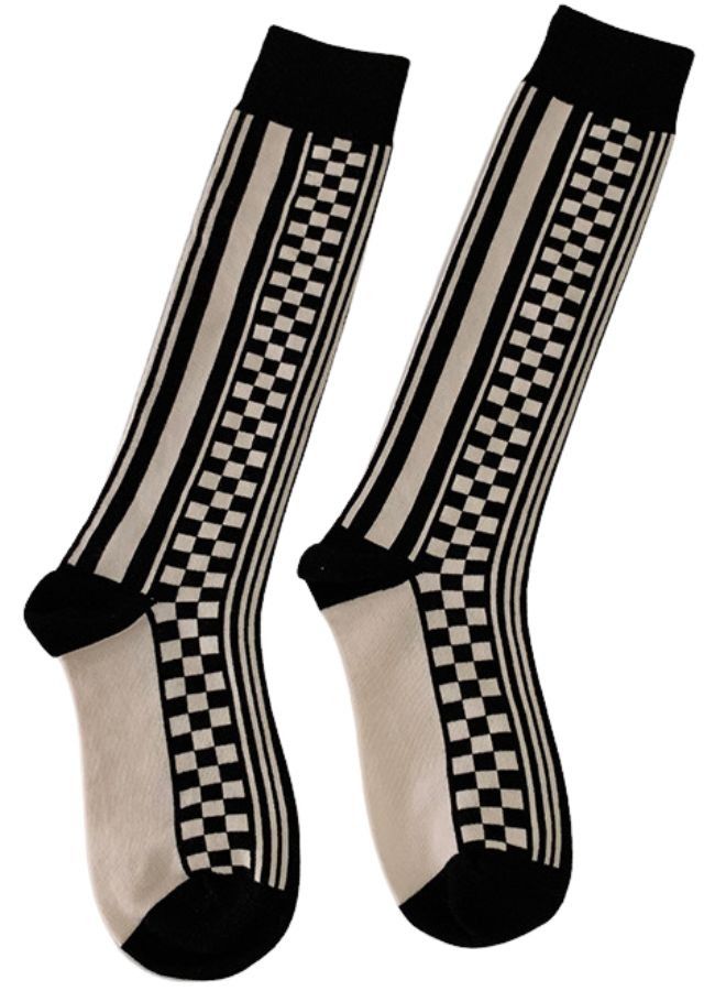 Mei Lifestyle Moisture Wicking Ultra Soft Printed One Pair Socks  - Image 1