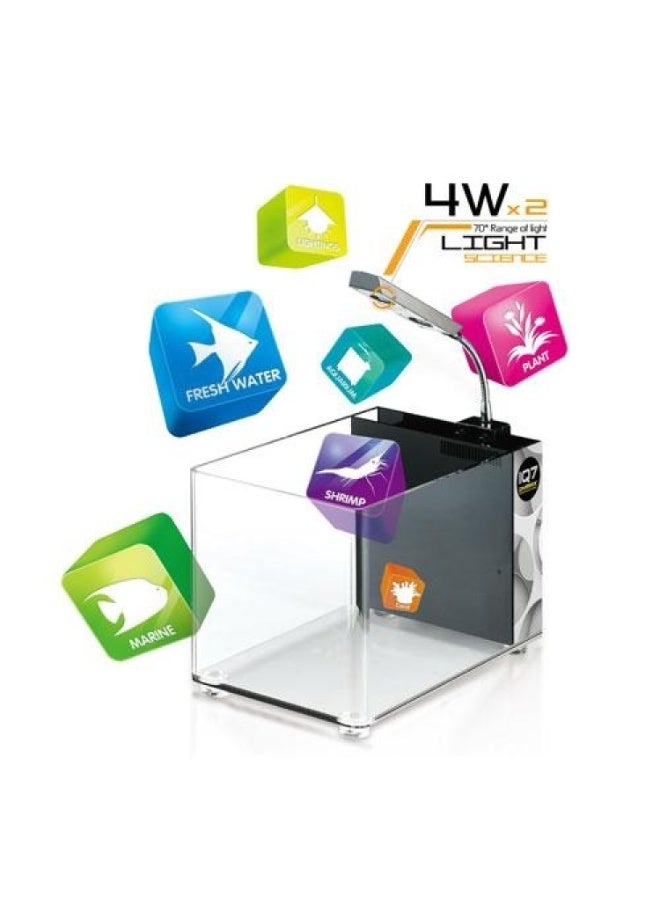 Dymax IQ7 Mini Acrylic Aquarium – Black - Image 2