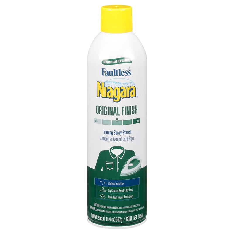 Faultless Niagara F17 08120 Spray Starch Original, 20 Oz - Image 1