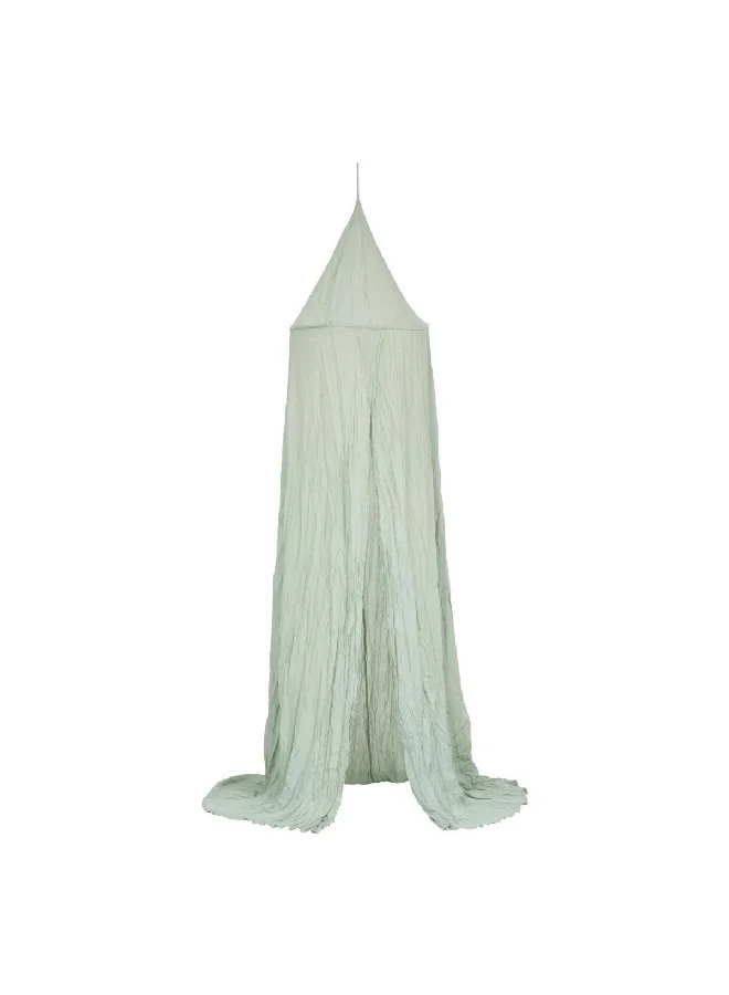 atmosphera High-Quality Lili Cotton Gauze Bed Canopy Green 350 cm 195899C