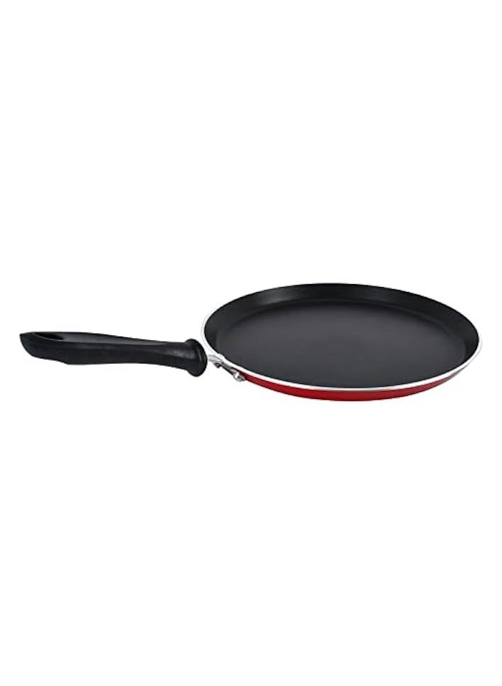 Green Tiger Tawa Curved Edge Pan, 27 cm, Black - Image 2