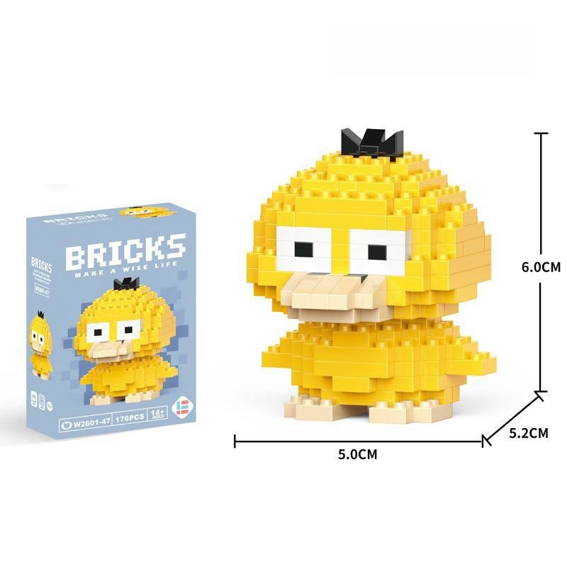 LELE BROTHER Compatible LEGO Micro-Brick Children's Building Blocks Cartoon Figure Educational Toy Display Blind Box Gift Wholesale