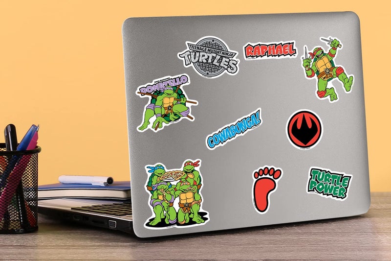 GRAPHICS & MORE Teenage Mutant Ninja Turtles Sticker Pack Die Cut Vinyl Large Deluxe TMNT Stickers Variety Pack - Laptop, Water Bottle, Scrapbooking, Tablet, Skateboard, Indoor/Outdoor - Set of 50 - Image 5