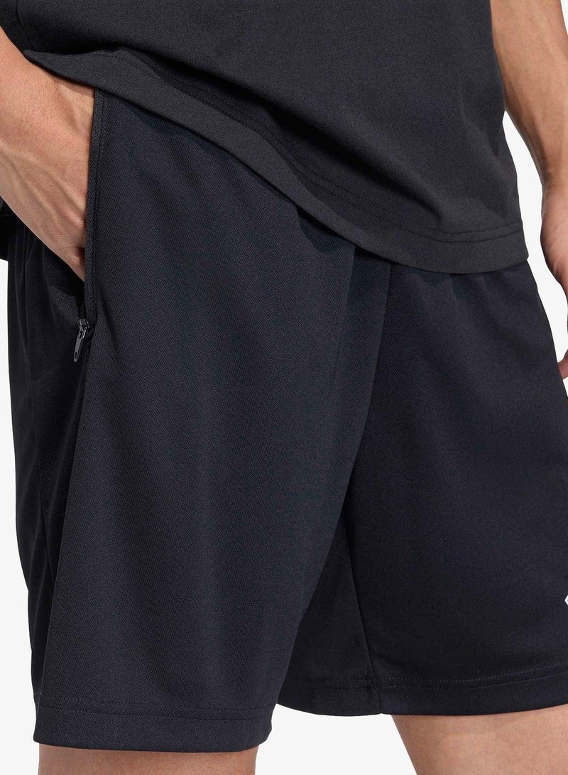 Adidas WORKOUT ESSENTIALS BASE PIQUE BIG LOGO SHORTS - Image 4