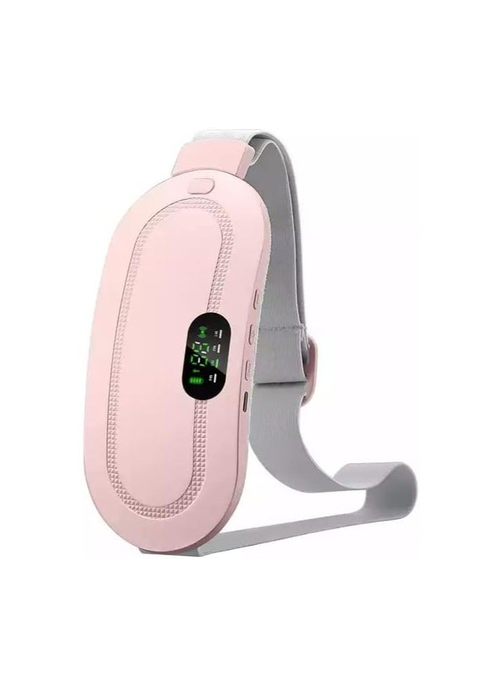 Generic Portable Rechargeable Cordless Heating Pads For Cramps And Belly Pain Relief With 3 Heat Levels And 4 Vibration Modes    For Woman And Girls  - Image 1