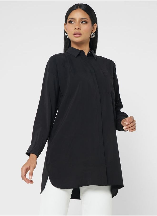 Refka by modanisa - Button Detail Tunic - Image 1