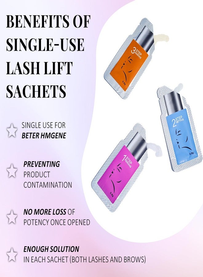 PERMANIA Eyelash Lift Kit, Natural Curling and Lifting Effect Lash Lift Kit & Brow Lamination Kit Fast Perming with Easy Instructions - Image 3