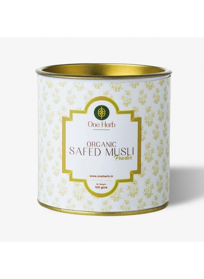 The Indian Chai أعشاب واحدة - مسحوق سافيد موسلي العضوي 100 جرام للطاقة والحيوية، يحسن النوم ويخفف من آلام التهاب المفاصل - Image 1