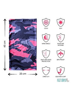 SHAPE UP ShapeUp 5 Pack Neck Gaiter Bandana for Men & Women, Breathable UV Protection Balaclava Face Mask Scarf for Bike, Cycling, Skiing, Fishing & Hiking, Reusable Elastic Scarf Neck Gaiters  - Image 4