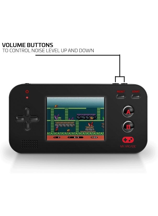ISOUND My Arcade Gamer V Portable - Handheld Gaming System - 220 Retro Style Games - Lightweight Compact Size - Battery Powered - Full Color Display - Black - Electronic Games - Image 3