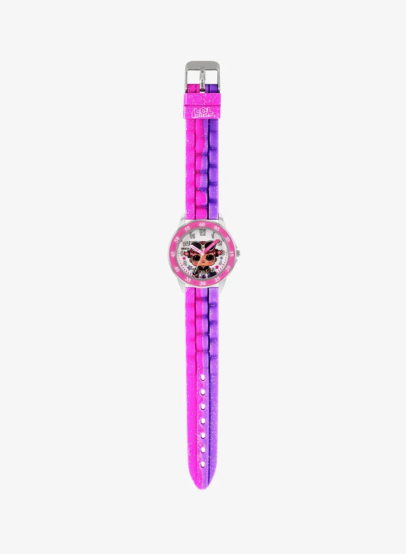 L.O.L. SURPRISE! LOL Surprise Pink & purple Silicon Strap Girls Watch - LOL9017ARG