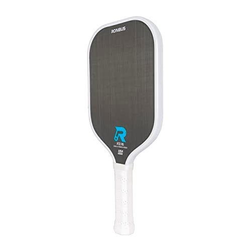 Ronbus R1.16/R2.16/R3.16 Raw Toray T700 Carbon Fiber Pickleball Paddle with 16 mm Polypropylene Honeycomb Core (R3.16W) - Image 2