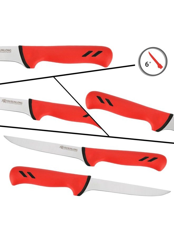 YOUSUNLONG Butcher Chef Knife 6 Inch - Premium High-carbon Molybdenum Steel Blade - Chef Slicing Knife For Meat Processing - Ergonomic & Non-slip Handle - Image 3