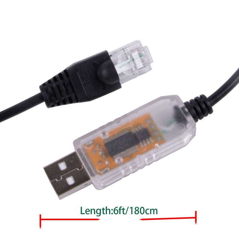 Suamdoen USB to RJ45 RS485 Serial Programming Cable for Delta IFD6500 Communication RS485 Adapter Converter Cable Support Win10 - Image 3
