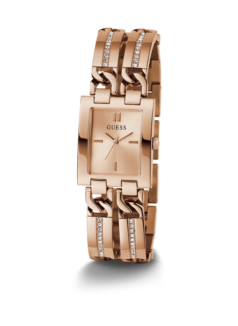 GUESS Ladies Analog Rose Gold Tone Stainless Steel Watch GW0668L3 - 24mm  - Image 5
