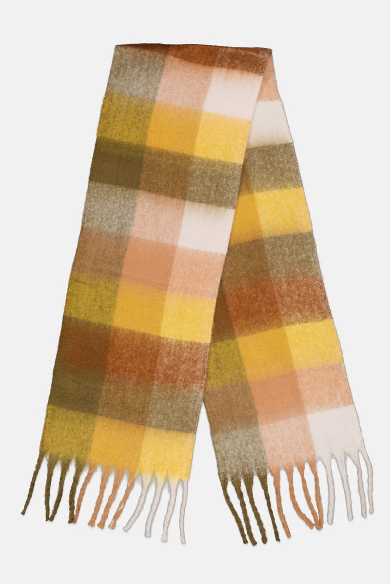 Vintage Havana Women Textured Scarf, Multicolor - Image 1