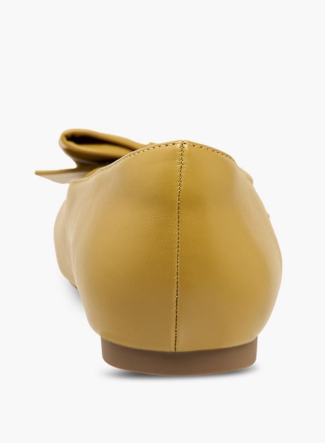 سيليست حذاء باليرينا نسائي سهل الارتداء بتفاصيل فيونكة - Image 5