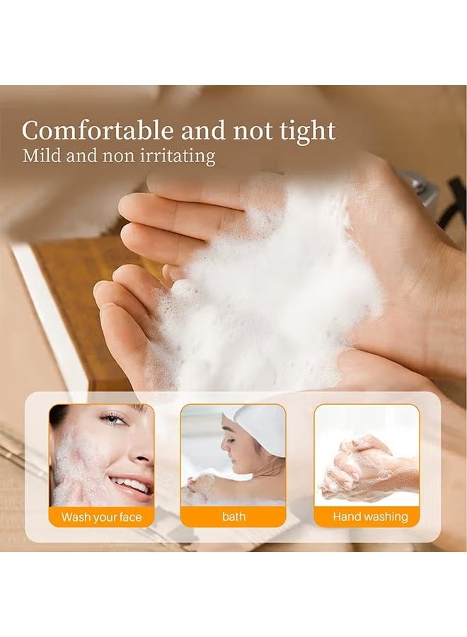 CARVENCHY Kojic Acid Soap Turmeric Bar, Anti-Acne Dark Spot Corrector Soap, Brightning Deep Cleansing Face And Body Turmeric Soap, Tretinoin Soap, Acne Facial Turmeric Kojic Acid Soap Bar - Image 5