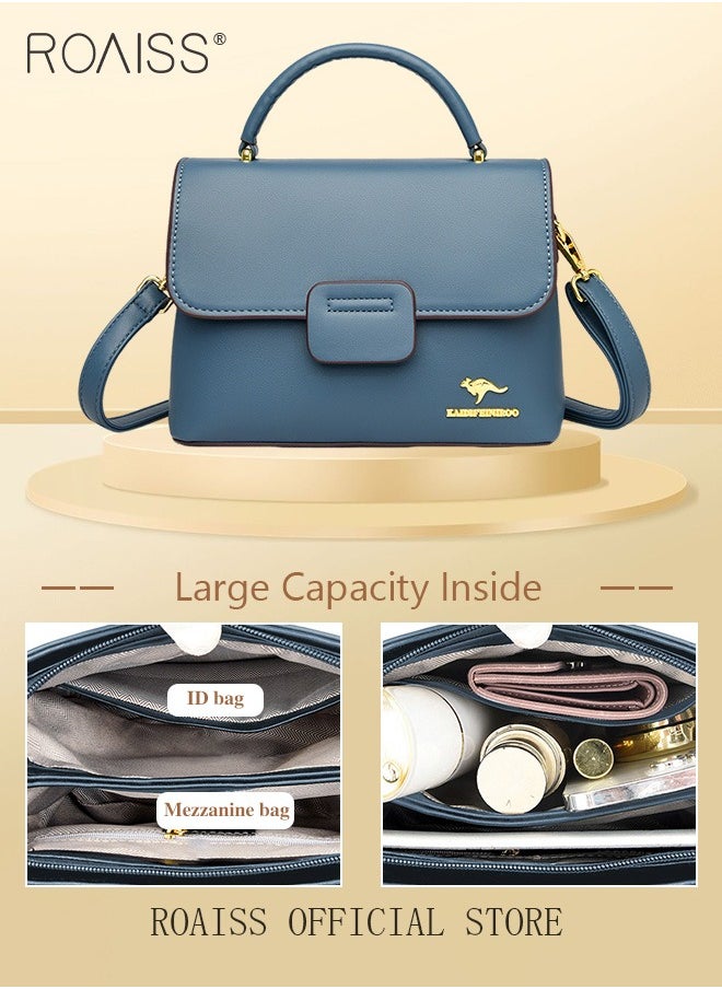 roaiss - Women Shoulder Crossbody Bag Large Capacity Compact and Exquisite Women Handbag - Image 1