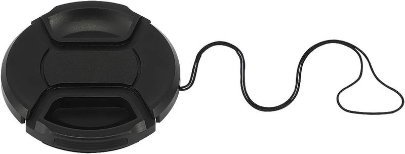 Haoge 62mm Center Pinch Snap On Front Lens Cap Cover with Cap Keeper for Canon Nikon Sony Fujifilm Sigma Tamron and Other 62mm Filter Thread Lens - Image 3