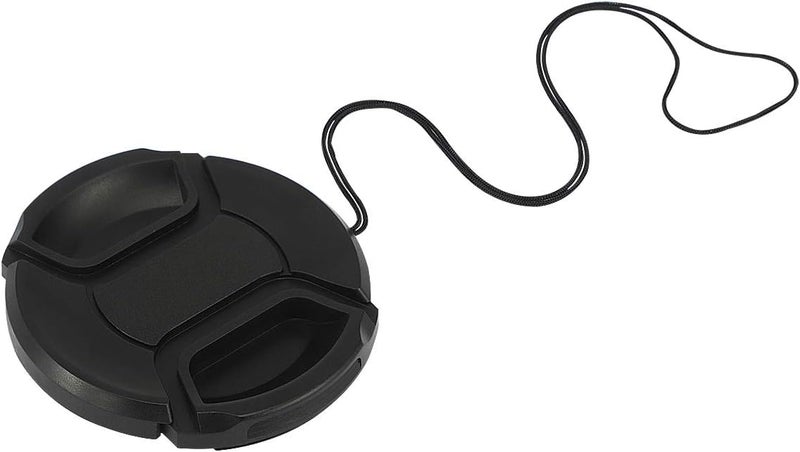 Haoge 62mm Center Pinch Snap On Front Lens Cap Cover with Cap Keeper for Canon Nikon Sony Fujifilm Sigma Tamron and Other 62mm Filter Thread Lens - Image 2