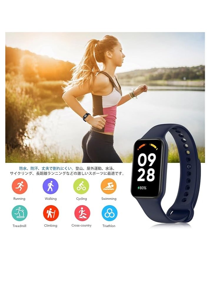 Smart Watch Strap for Xiaomi Redmi Band 2, Sport Silicone Watch Band Wrist Strap, Replacement Bracelet Wristband Wrist Strap for Xiaomi Redmi Smart Band2 Accessories - Image 3