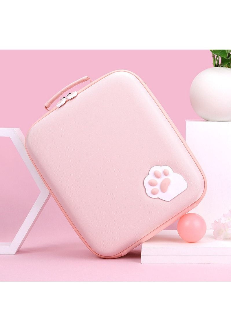 Haidue - Pink Cat Paw Case For Nintendo Switch With 8 cat pawl handle cap - Image 1