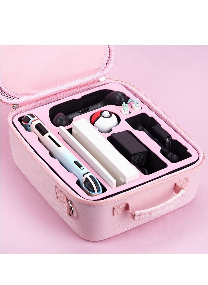 Haidue - Pink Cat Paw Case For Nintendo Switch With 8 cat pawl handle cap - Image 1