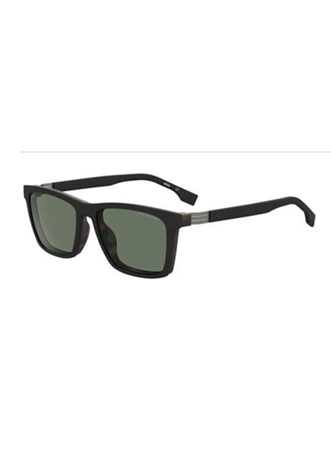 HUGO BOSS - نظارات شمسية مستطيلة للحماية من الأشعة فوق البنفسجية للرجال - BOSS 1576/CS GREEN 56 مقاس العدسة: 56 ملم أخضر - Image 1