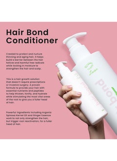 Liaison Hair Growth Conditioner (250 Ml) - Hair Thickening Conditioner - Strengthen & Volumizing Conditioner For Fine Hair - Healthy Growth Conditioner For Thinning Hair - Hair Conditioner For Fine Hair  - Image 2