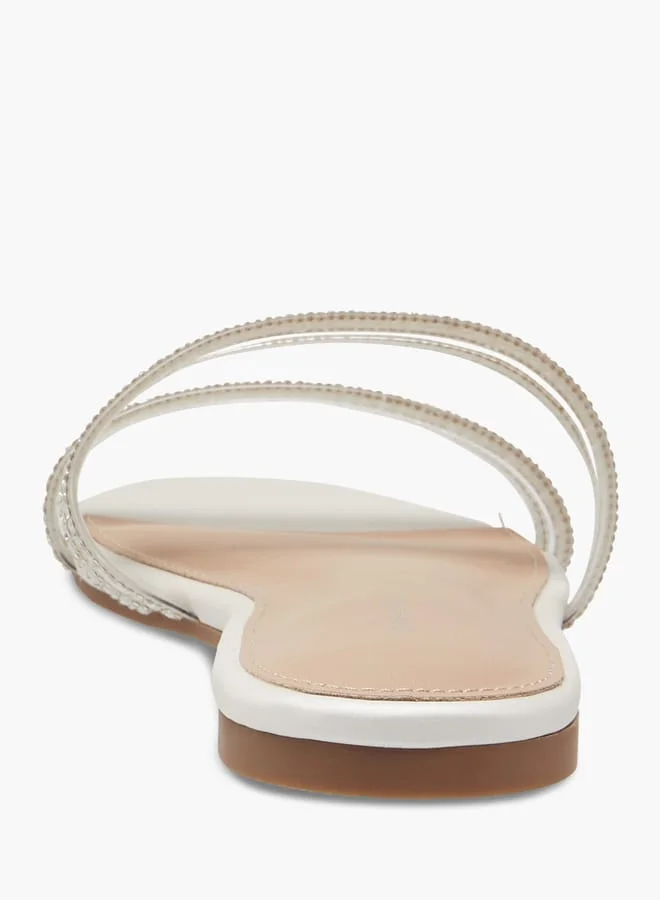 Flora Bella By Shoexpress Women Embellished Slip-On Sandals