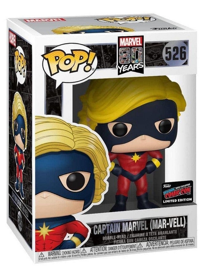 Funko Marvel 80Th Pop Funko Vinyl Figure 526 Captain Marvel (Mar Vell) Nycc 2019 Convention Exclusives - Image 1