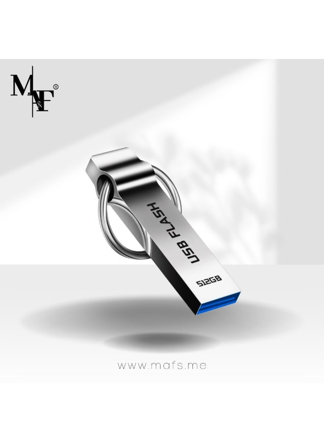 م.ا & ف'س محرك فلاش USB سعة 512 جيجابايت سعة كبيرة USB Stick 3.0 محرك فلاش عالي السرعة مقاوم للماء عصا ذاكرة محمولة محرك إبهام للكمبيوتر اللوحي/الكمبيوتر/الكمبيوتر المحمول - Image 1