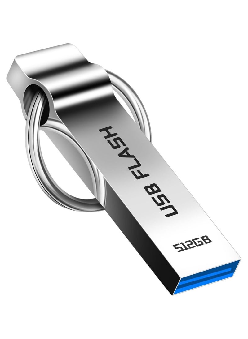 Generic - USB Flash Drive 512GB Large Capacity USB Stick 3.0 High Speed Flash Drive Waterproof Memory Stick Portable Thumb Drive for Tablet/PC/Laptop - Image 1