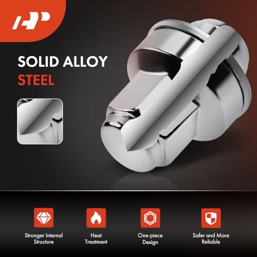 A-Premium M14-1.50 Wheel Lug Nuts Compatible with LS460 2007-2017 LC500 LC500h 2018-2020 LS600h 2008-2016 Front or Rear 5-PC Set - Image 4