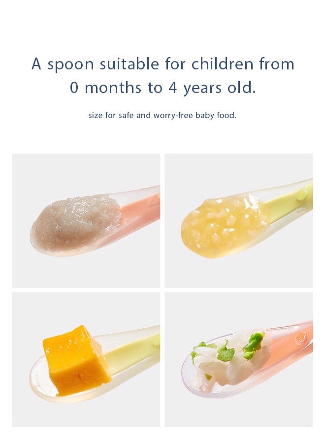 LO.BABY.VE 4-Piece Baby Feeding Training Spoon With Case Set - Image 2
